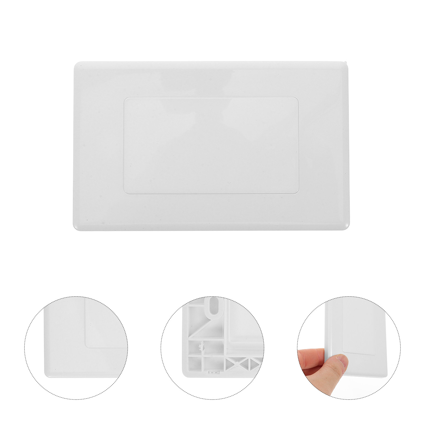 Electrical Outlet Cover - 4Pcs Plastic Blank Wall Plate Cover