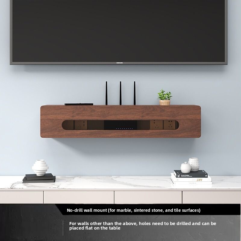 Electrical Outlet Cover - Solid Wood Cable Management Box Anti