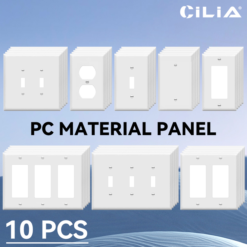 Electrical Outlet Cover - 10pcs of Wall Panel Light Switch