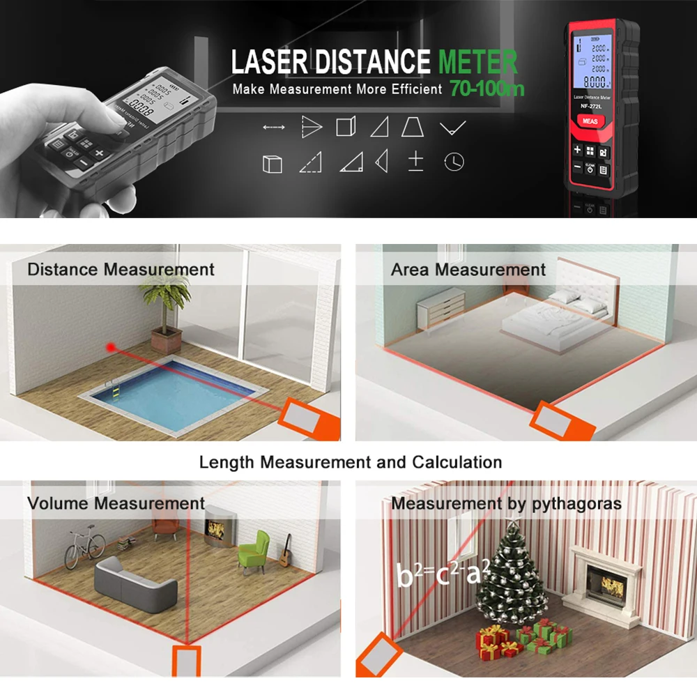 Noyafa NF-271 Laser Distance M - огляд і ціна Home Improvement Services