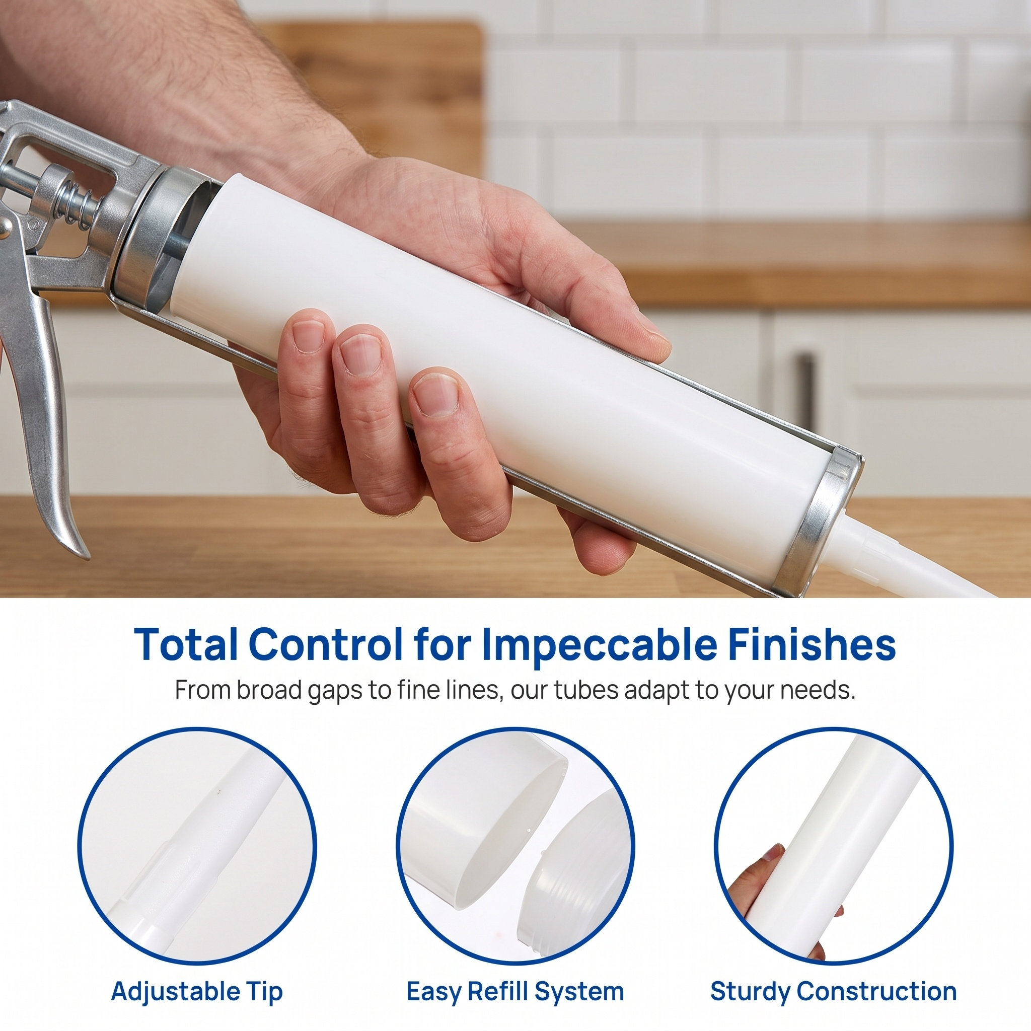 Refillable Empty Caulk Tubes 5 - огляд і ціна Home Improvement Usa