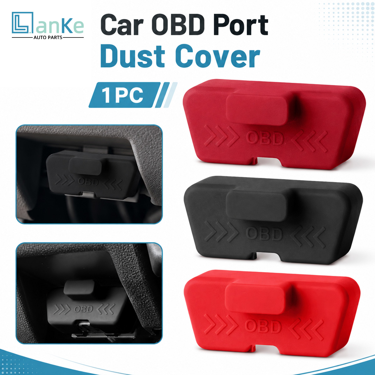 Lanke 1PC Car OBD Port Dust Co - огляд і ціна Electrical Outlet Cover