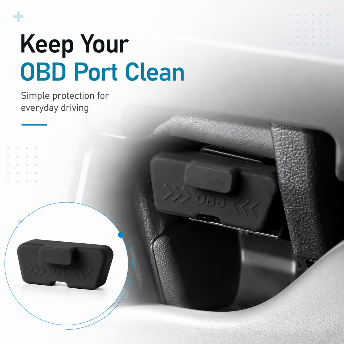 Lanke 1PC Car OBD Port Dust Co - огляд і ціна Electrical Outlet Cover