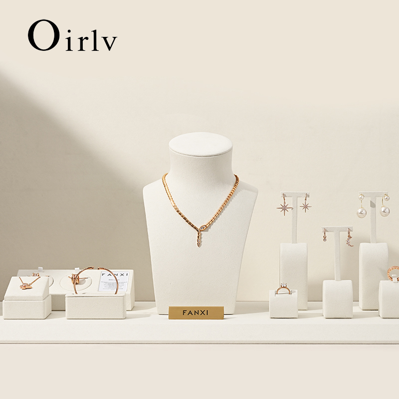 Oirlv Beige Jewelry Display St - огляд і ціна Home Improvement Outlet Stores