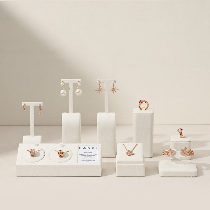 Oirlv Beige Jewelry Display St - огляд і ціна Home Improvement Outlet Stores